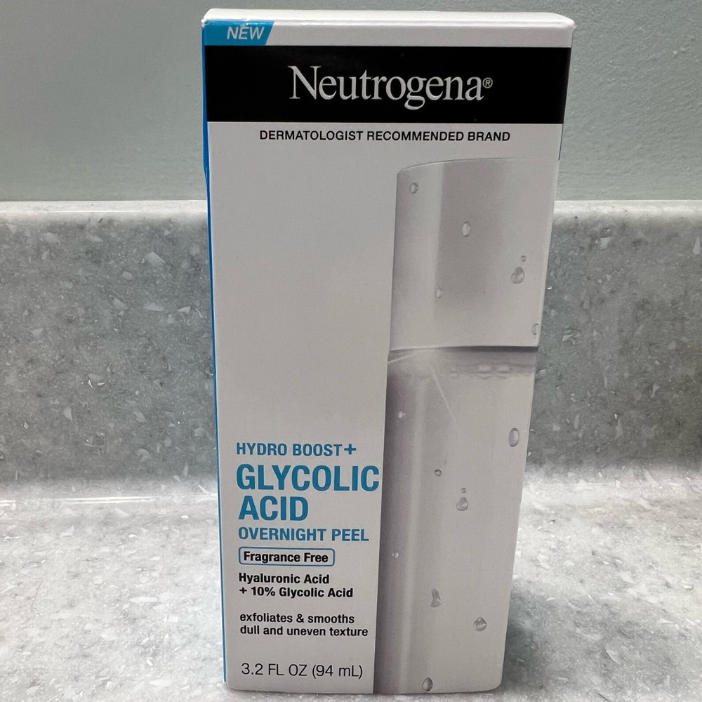 NWT Neutrogena Hydro Boost and Glycolic Acid Overnight Peel